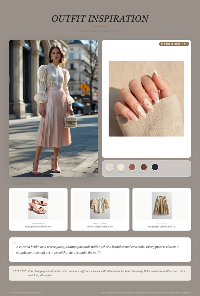 Cotton Candy Nails + Party Outfit Ideas | MOONLEE Style
