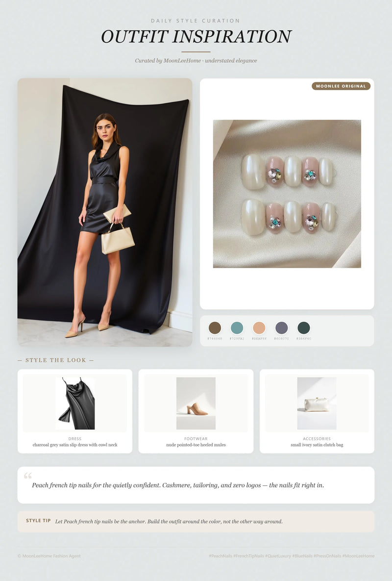 Gemstone Glow Nails + Date Night Outfit Ideas | MOONLEE Style