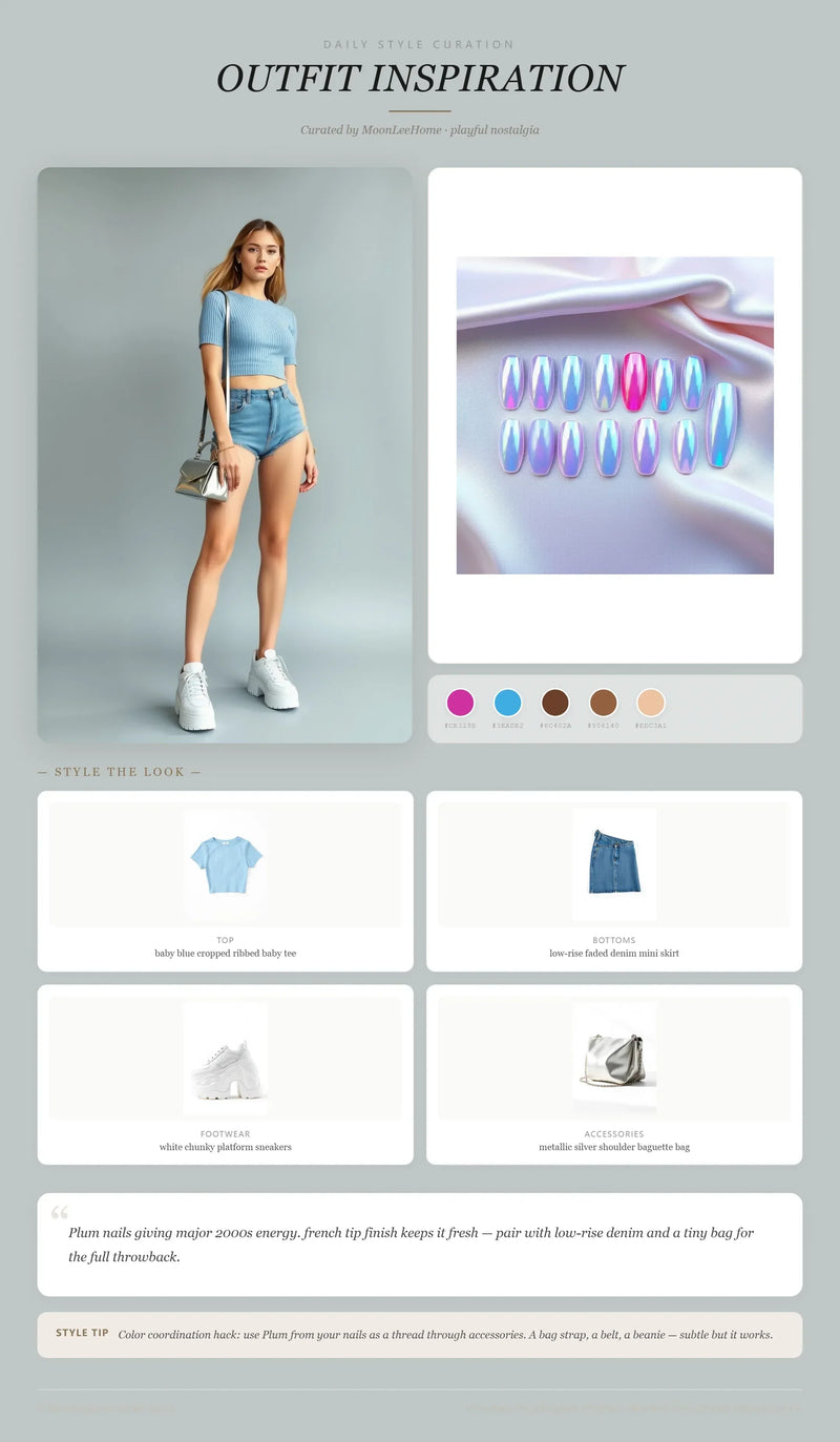 Prism Pop 3D Nails + Weekend Outfit Ideas | MOONLEE Style