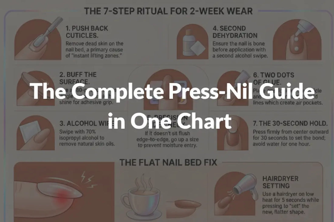 The Complete Press-On Nail Guide in One Chart