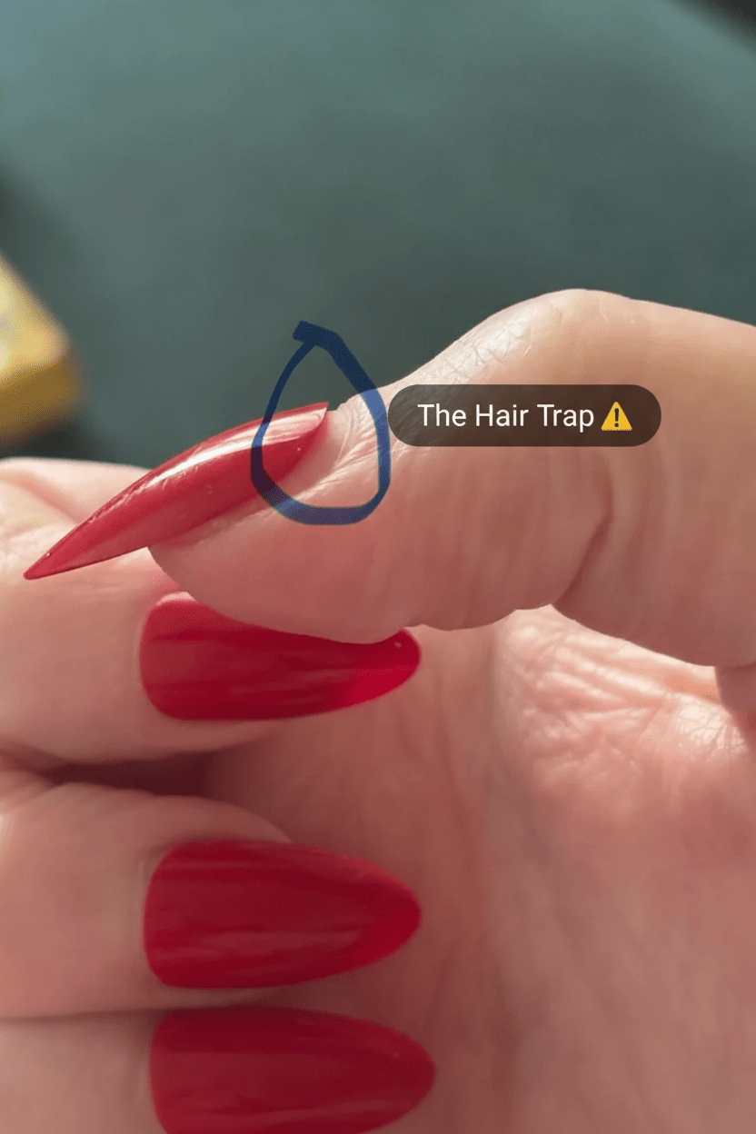 Why Your Press-On Nails Actually Hurt (And Why They Keep Snagging Your Hair) - MOONLEE