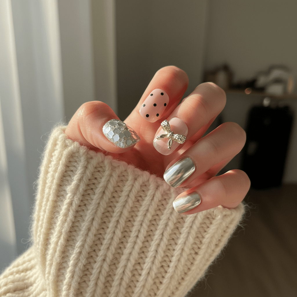 Pink Sugar Truffle - Press On Nails - MOONLEE