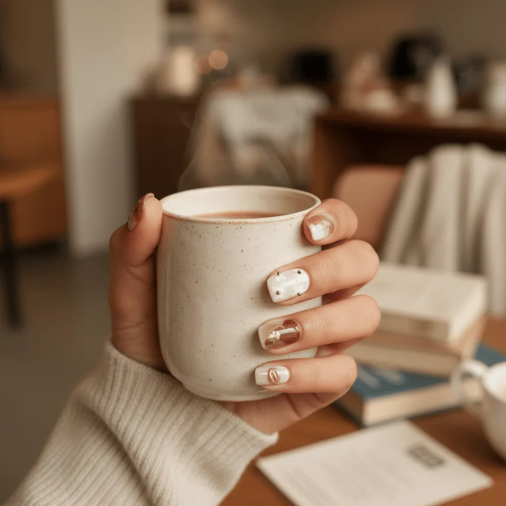 Caramel Torte - Press On Nails - MOONLEE