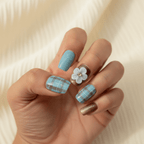 Blueberry Toffee Tart - Press On Nails - MOONLEE