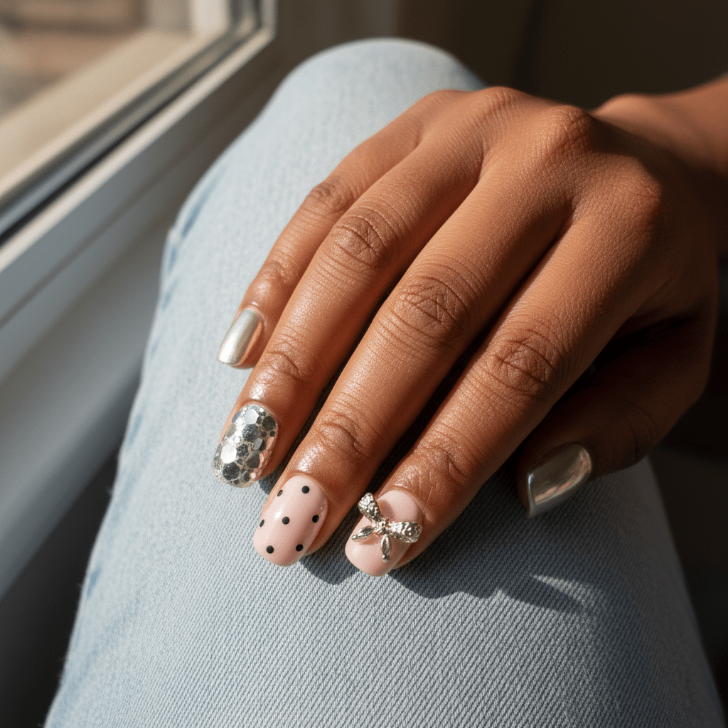 Pink Sugar Truffle - Press On Nails - MOONLEE