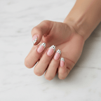 Cookies and Cream - Press On Nails - MOONLEE