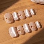 Peach Panna Cotta - Press On Nails - MOONLEE