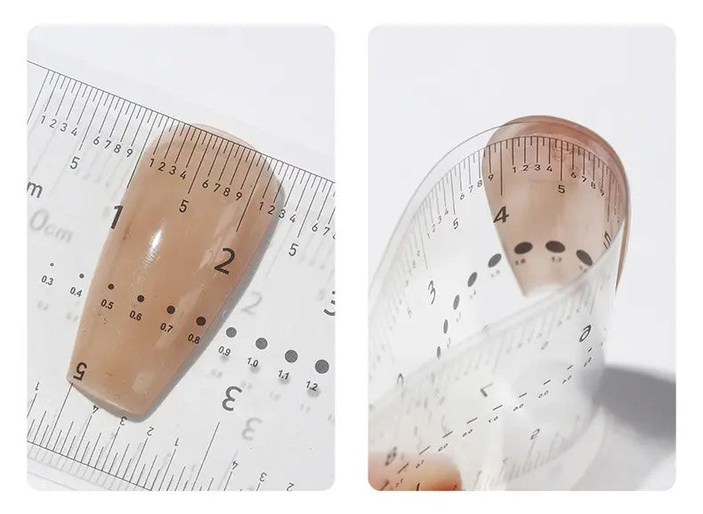 Nail Measurement Ruler Set