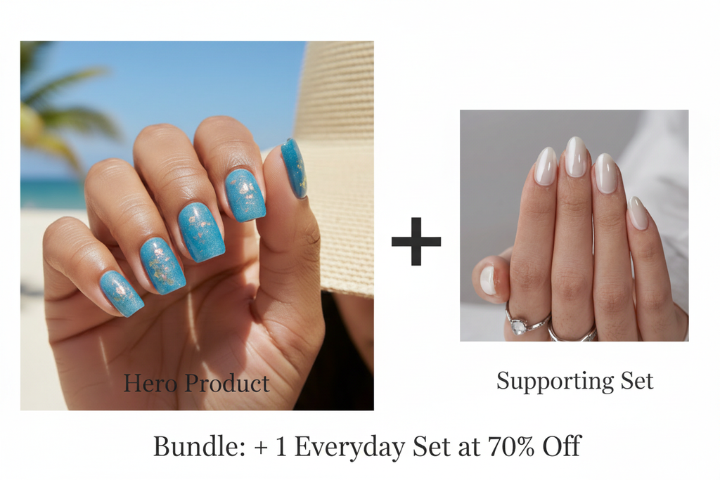 Bundle Poster - Blue Jelly + Pearl White