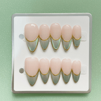 Matcha Mousse - Press On Nails - MOONLEE