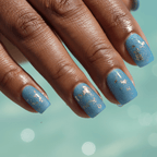 Blue Sorbet - Press On Nails - MOONLEE
