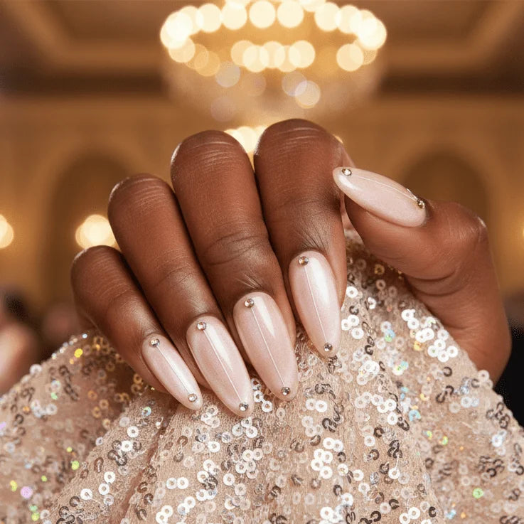 Golden Praline - Press On Nails - MOONLEE