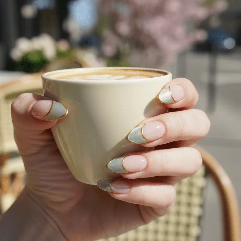 Matcha Mousse - Press On Nails - MOONLEE