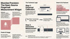 Moonlee Precision Fingernail Measurement Widget — open-source tool using ID card calibration and interactive HTML5 canvas ruler to measure nail width in millimeters, with automated XS–L size categorization for press-on nail sizing.